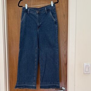 J. Crew Dark Blue Flare Jeans